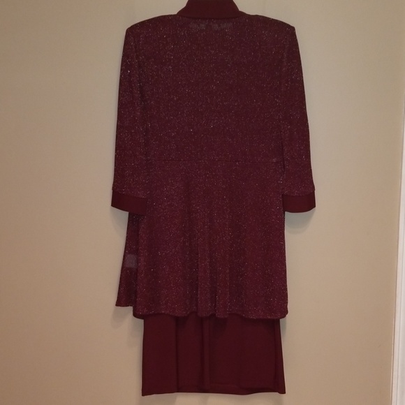 3 piece wine red dress - Picture 2 of 7